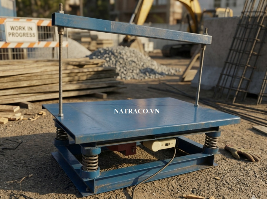 BÀN RUNG MẪU BÊ TÔNG 600X900MM