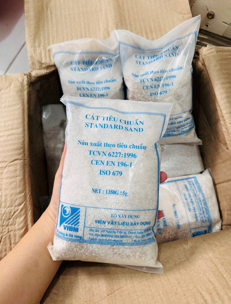 CÁT THÍ NGHIỆM XI MĂNG